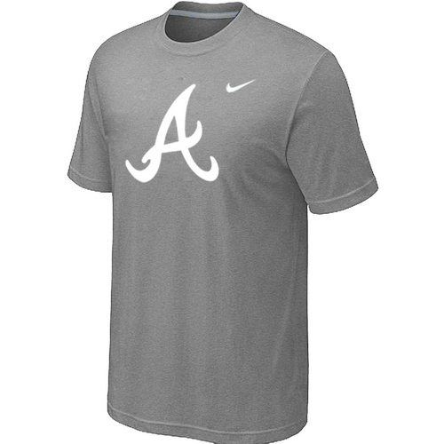 Atlanta Braves Nike Short Sleeve Practice T-Shirt L.Grey
