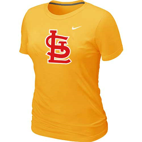 St-Louis Cardinals Nike Womens Short Sleeve Practice T Shirt Yellow