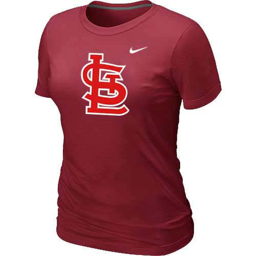 St-Louis Cardinals Nike Womens Short Sleeve Practice T Shirt  Red