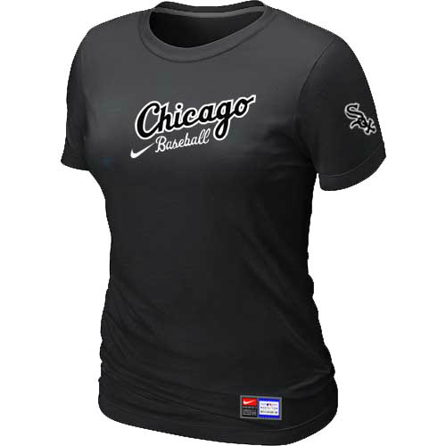 Chicago White Sox Nike Womens Away Practice T Shirt Black