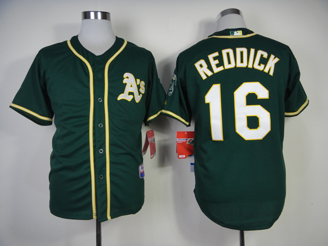 MLB Jerseys Oakland Athletics #16 Reddick Green Jersey