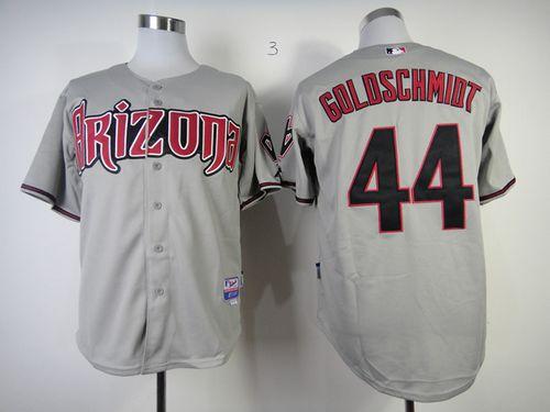 MLB Arizona Diamondbacks #44 Paul Goldschmidt Grey Cool Base Men Jersey