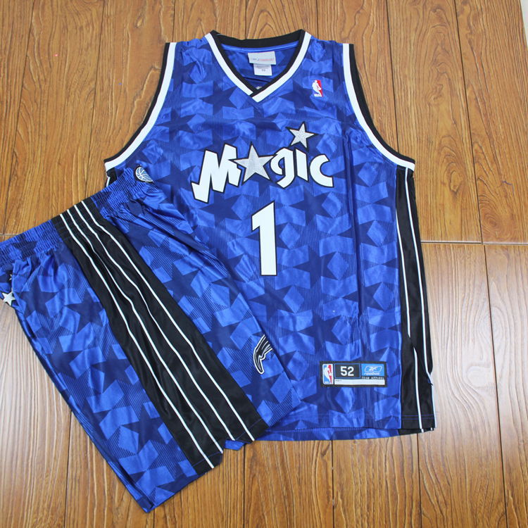 NBA Orlando Magic #1 Hardaway Blue Jersey & Short Suit