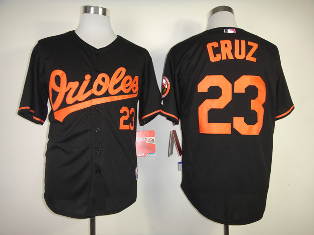 MLB Baltimore Orioles #23 Cruz Black Jersey