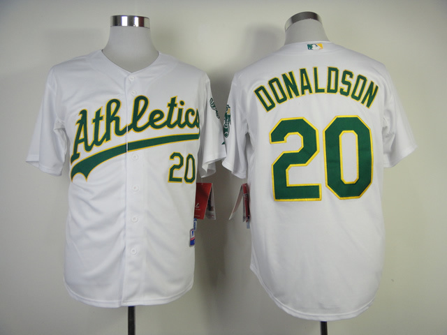 MLB Jerseys Oakland Athletics #20 Donaldson White Jersey