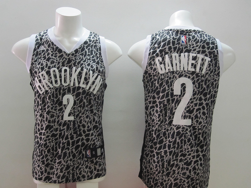 NBA Brooklyn Nets #2 Kevin garnett Leopard Jersey