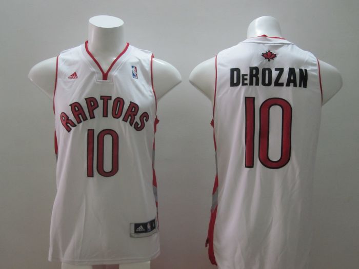NBA Toronto Raptors #10 De-ROZAN White Jersey