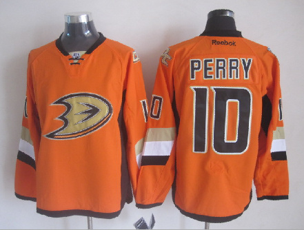 NHL Anaheim Ducks #10 Corey Perry Orange Jersey