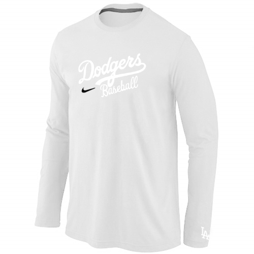 Los Angeles Dodgers Long Sleeve T-Shirt White