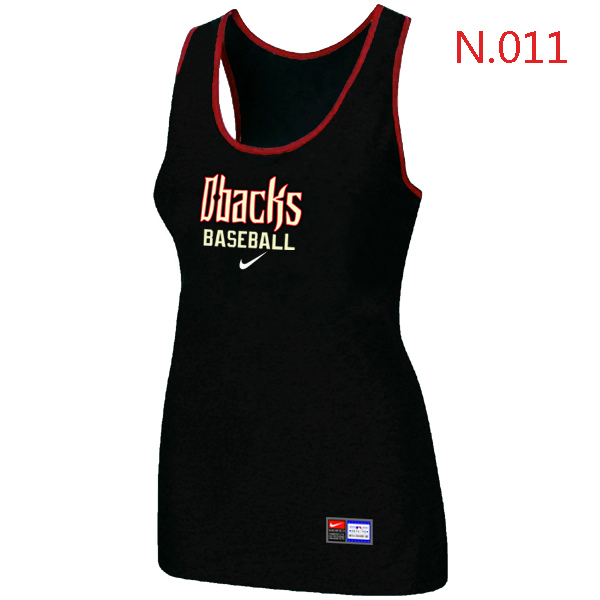 Nike Arizona Diamondbacks Tri-Blend Racerback stretch Tank Top Black