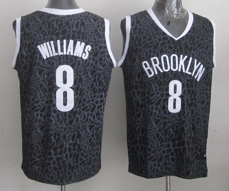 NBA Brooklyn Nets #8 Williams Black Leopard Jersey