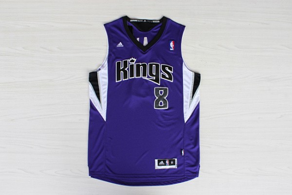 NBA Sacramento Kings #8 Gay Purple Jersey