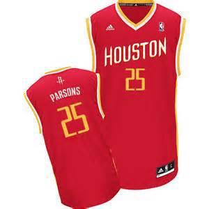 NBA Houston rockets #25 Parsons Red Jersey