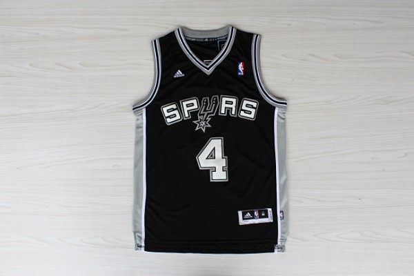 Adidas San Antonio Spurs #4 Danny Green Black NBA Jersey