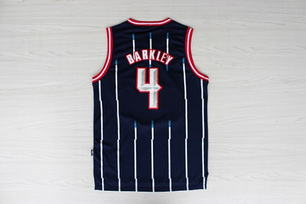 NBA Houston Rockets #4 Barkley Blue Jersey