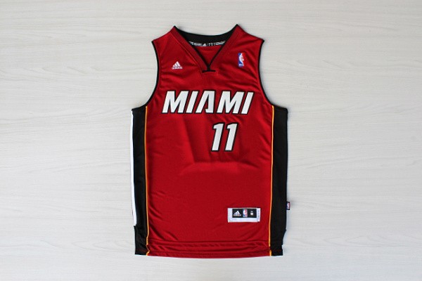 NBA Adidas Miami Heat #11 Anderson Red Jersey