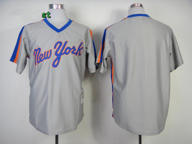 New York Mets #Blank Grey Jersey