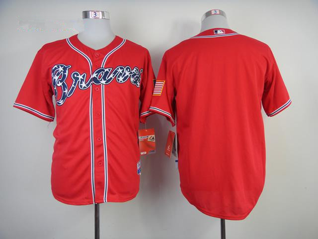 Atlanta Braves #Blank Red  Jersey