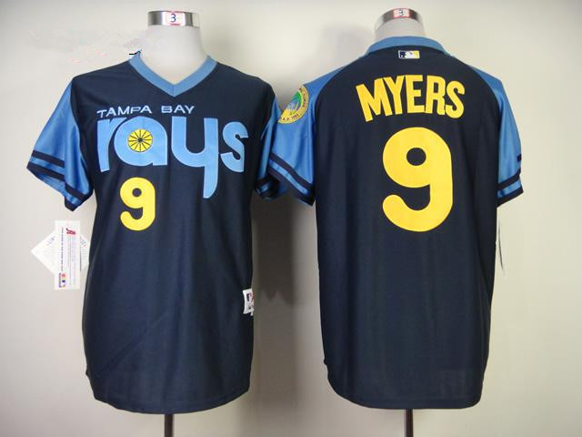Tampa Bay Rays 9 Authentic 1970s Wil Myers Turn Back The Clock Jersey