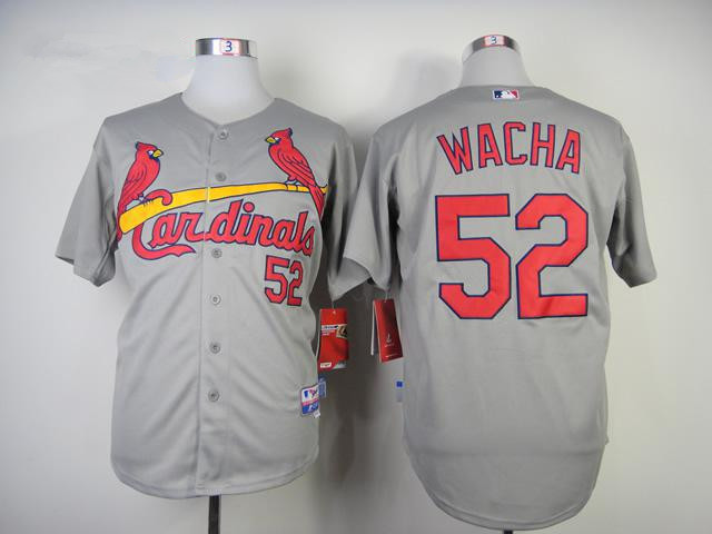 St. Louis Cardinals #52 Michael Wacha Gray