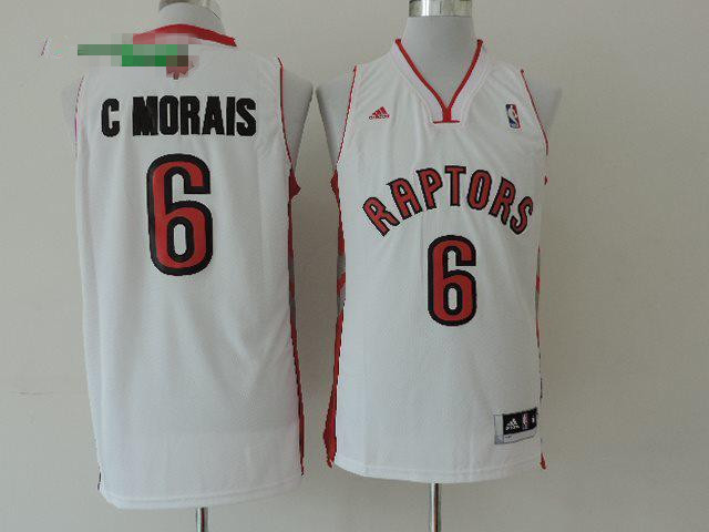 NBA Toronto Raptors #6 C Morais White