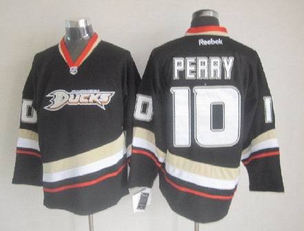 Reebok Anaheim Ducks #10 Corey Perry Black Home Man NHL Jersey