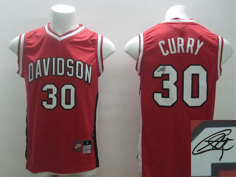 Golden State Warriors #30 Stephen Curry Davidson Jersey