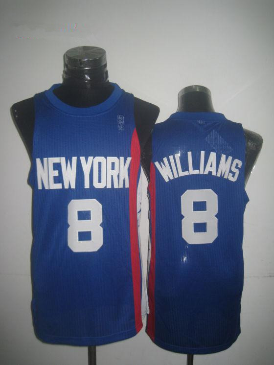 Brooklyn Nets #8 Deron Williams Blue