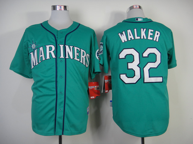 MLB Seattle Mariners #32 Walker Green Jersey