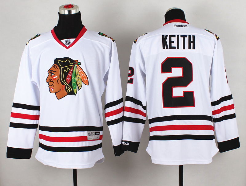 NHL Chicago Blackhawks #2 Keith White Jersey