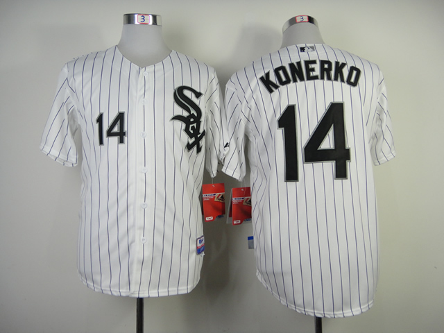 MLB Chicago White Sox #14 Paul Konerko White Jersey