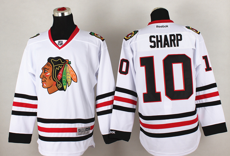 NHL Chicago Blackhawks #10 Sharp White Jersey