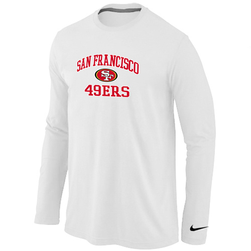 Nike San Francisco 49ers Heart & Soul Long Sleeve T-Shirt white