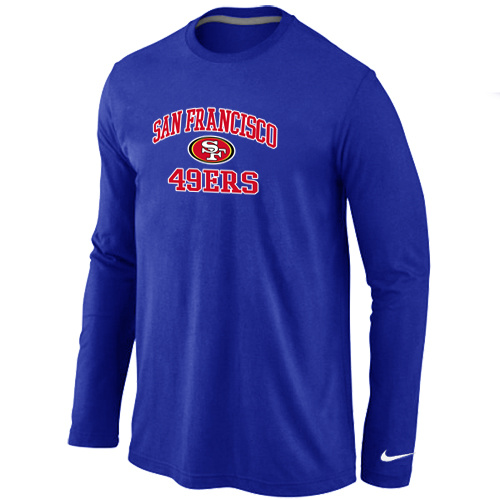 Nike San Francisco 49ers Heart & Soul Long Sleeve T-Shirt Blue