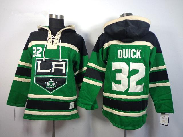 NHL Hoodie Los Angeles Kings 32 Quick Green