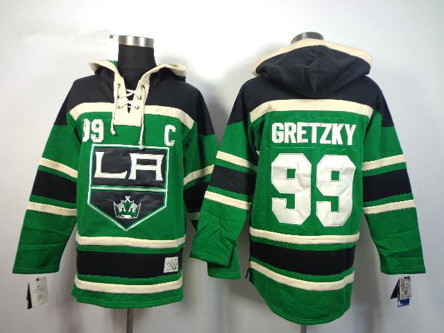 NHL Hoodie Los Angeles Kings 99 Gretzky Green