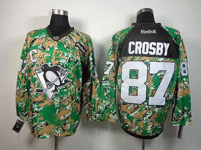 NHL Pittsburgh Penguins #87 Sidney Crosby Camo Jersey