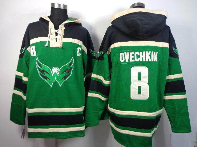 NHL Hoodie Washington Capitals #8 Ovechkin Green