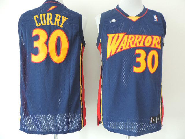 NBA Golden State Warriors #30 Curry Blue Jersey