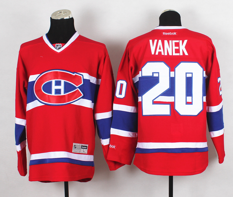 NHL Montreal Canadiens #20 Vanek Red Jersey