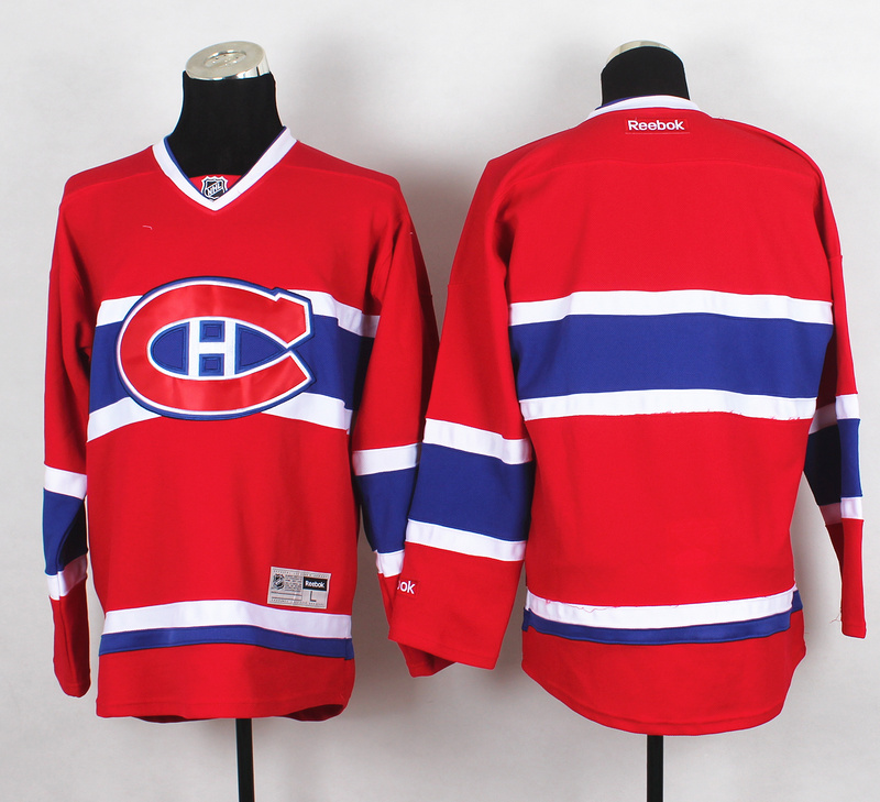 NHL Montreal Canadiens Blank Red Jersey