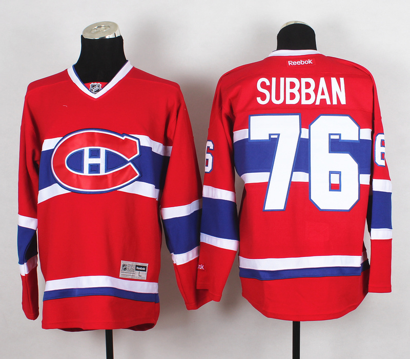 NHL Montreal Canadiens #76 Red Subban Jersey
