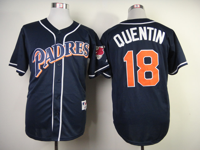 MLB San Diego Padres #18 Carlos Quentin 1998 Turn Back The Clock Jersey