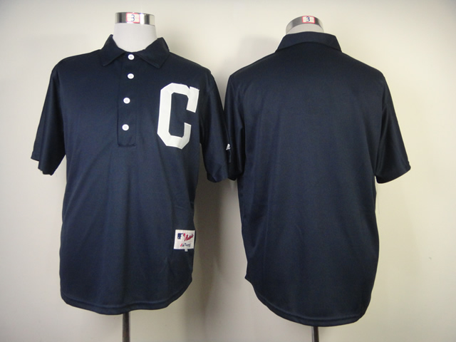 MLB Cleveland Indians Blank Blank 1902 Turn Back The Clock Jersey