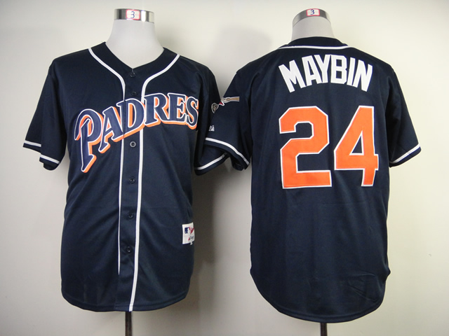 MLB San Diego Padres #24 Cameron Maybin 1998 Turn Back The Clock Jersey