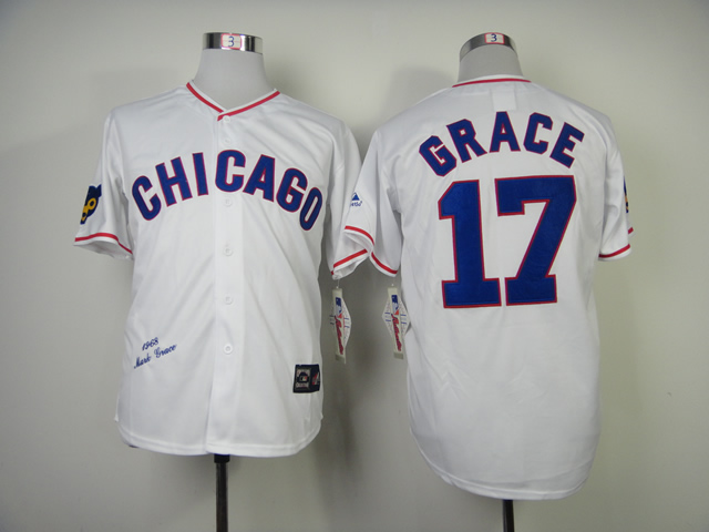 MLB Chicago Cubs #17 Grace White 1968 Throwback Jersey