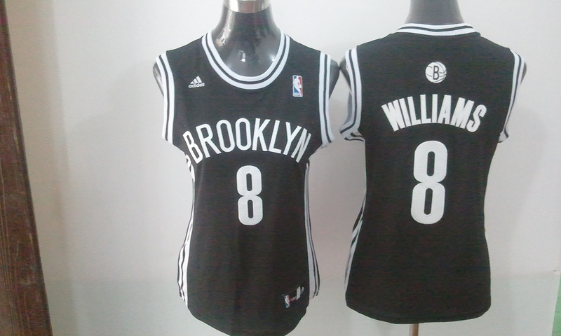 NBA Brooklyn Nets #8 Williams Women Black Jersey
