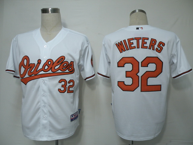 MLB Baltimore Orioles #32 Wieters Kids White Jersey