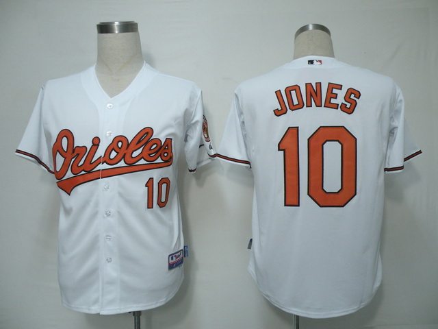 MLB Baltimore Orioles #10 Jones Youth White Jersey