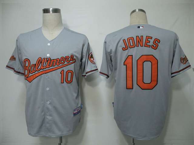 MLB Baltimore Orioles #10 Jones Youth Grey Jersey